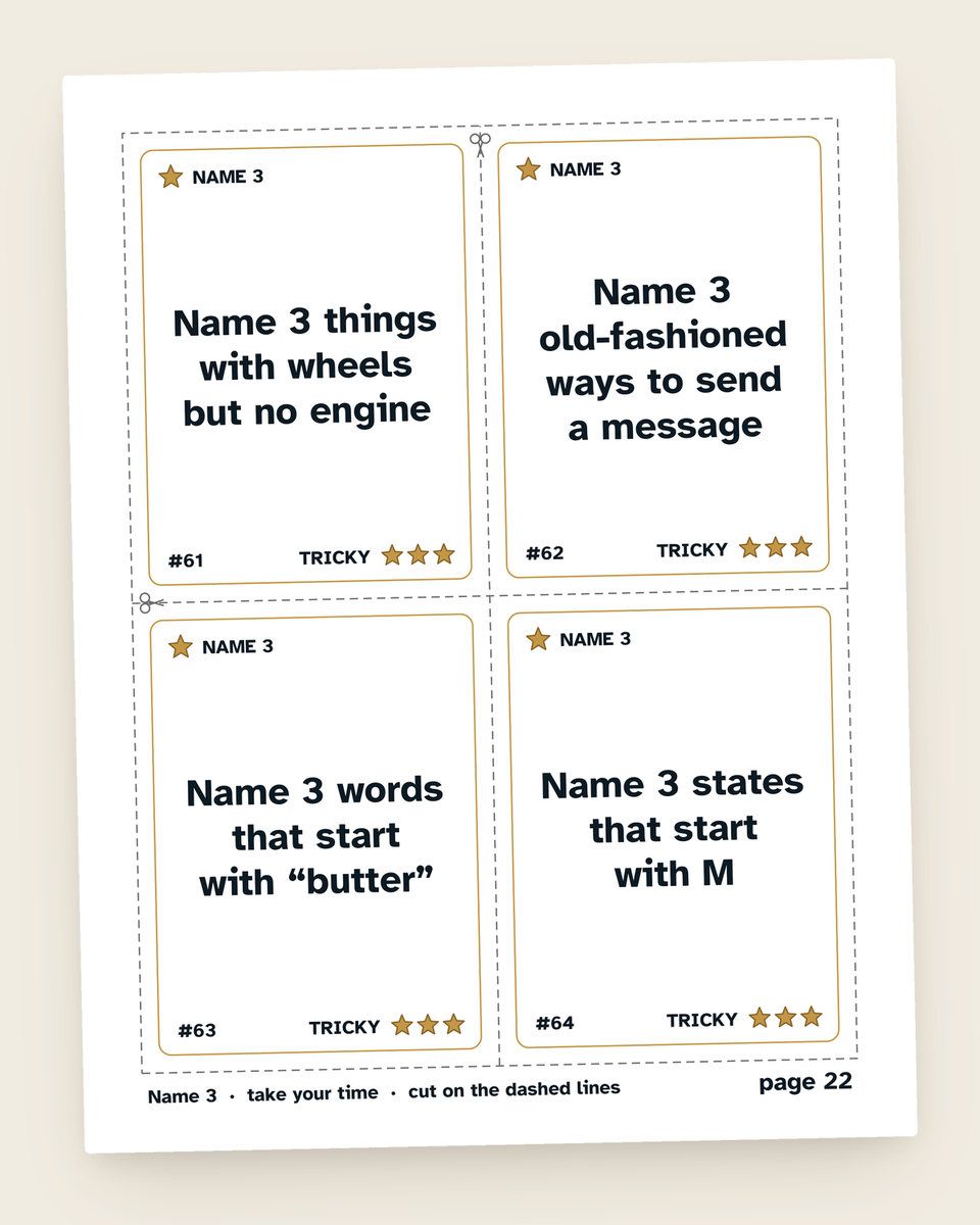 Games for Older Adults Bundle: another page from the printable