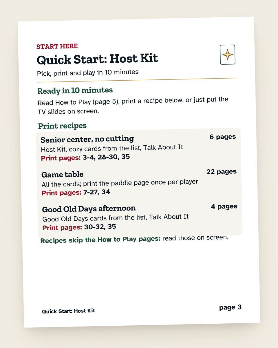 Choose a Side for Older Adults: another page from the printable