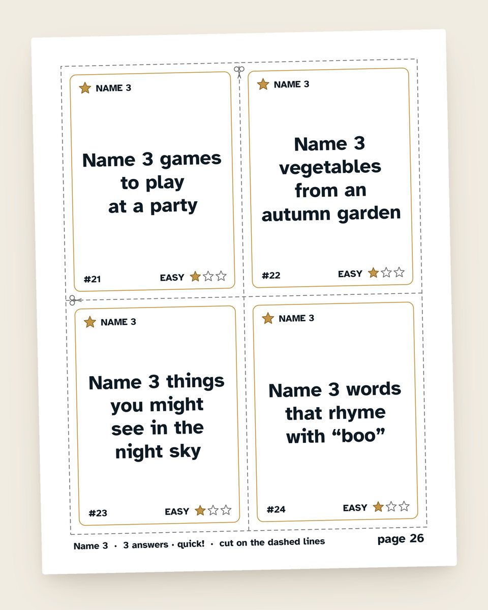 Halloween Party Pack: another page from the printable