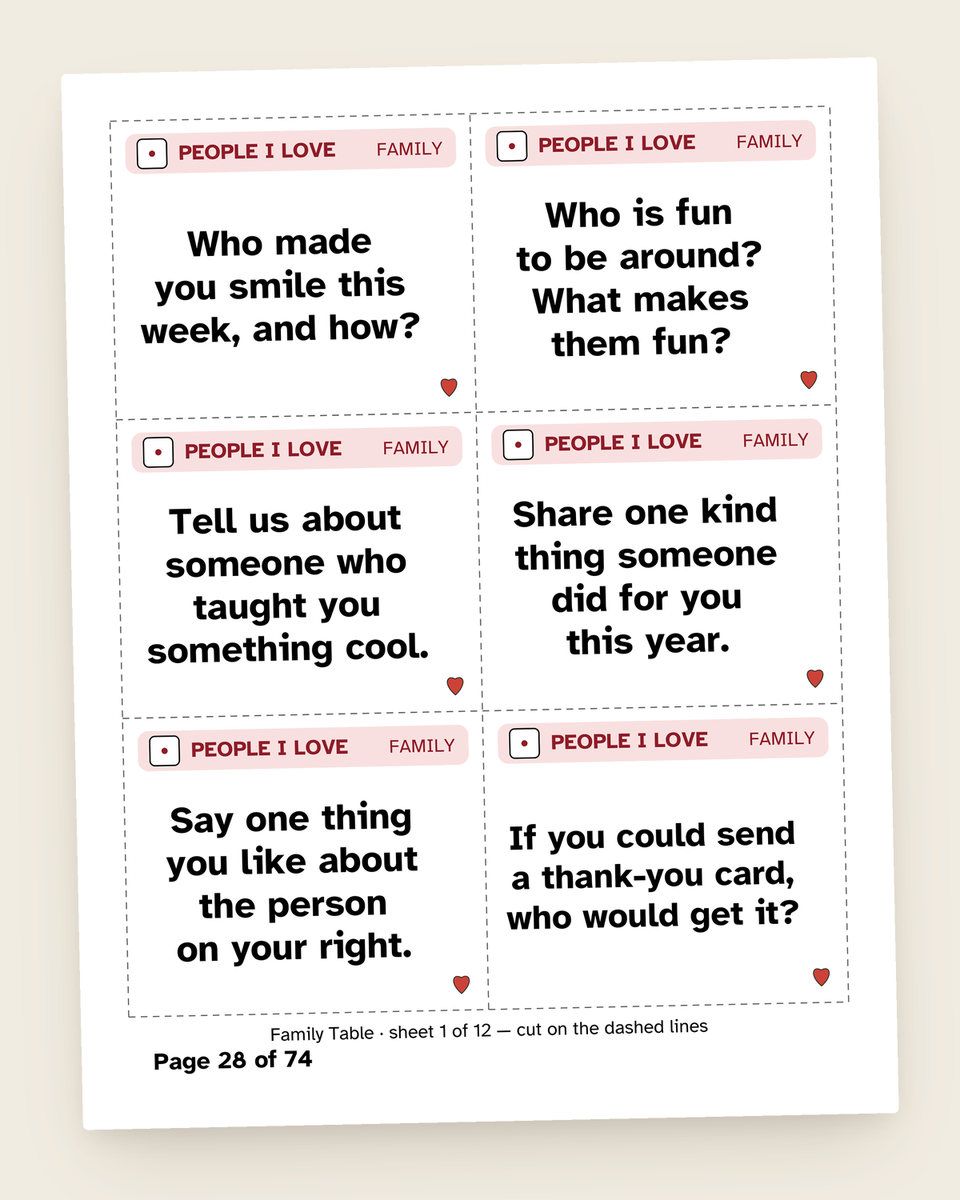 Thanksgiving Games Bundle: another page from the printable