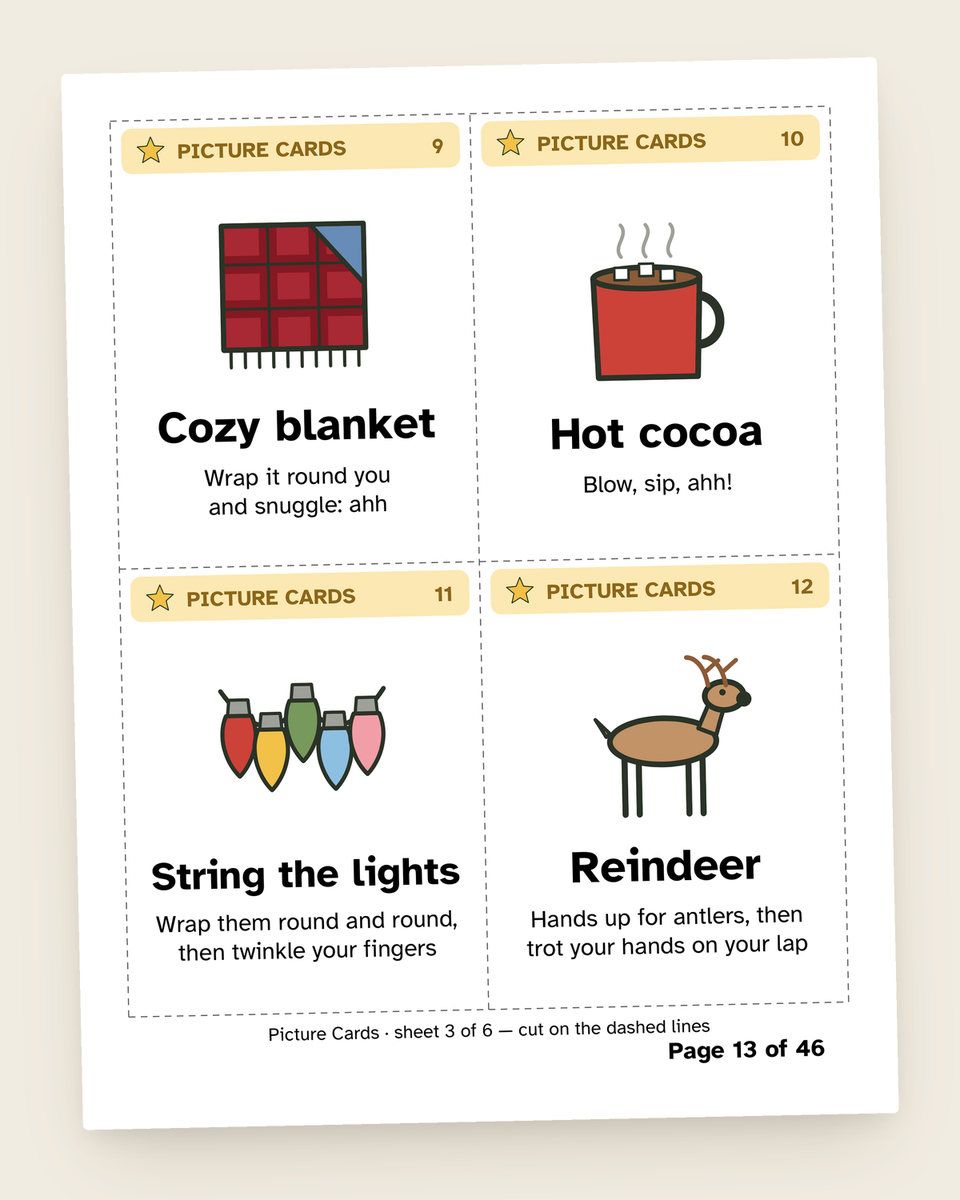 Christmas Party Kit for Large Groups: another page from the printable