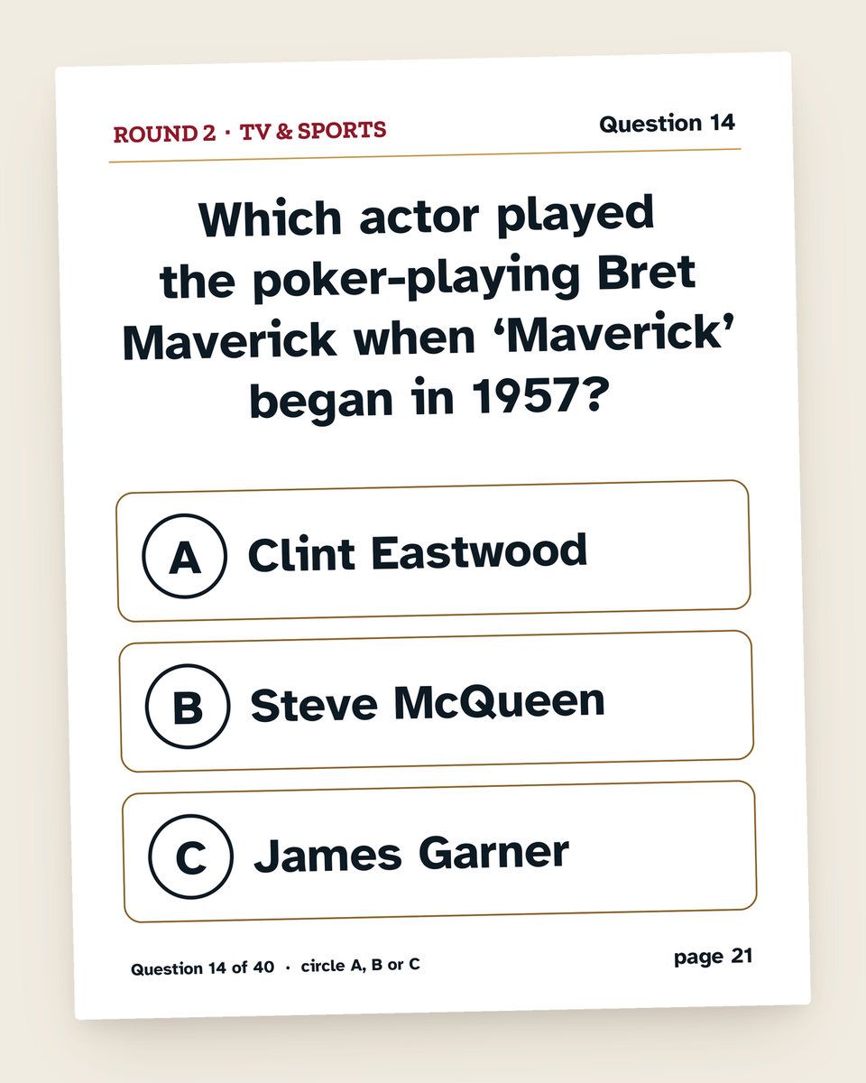 70th Birthday Games Bundle, Born in 1957: a page from the printable