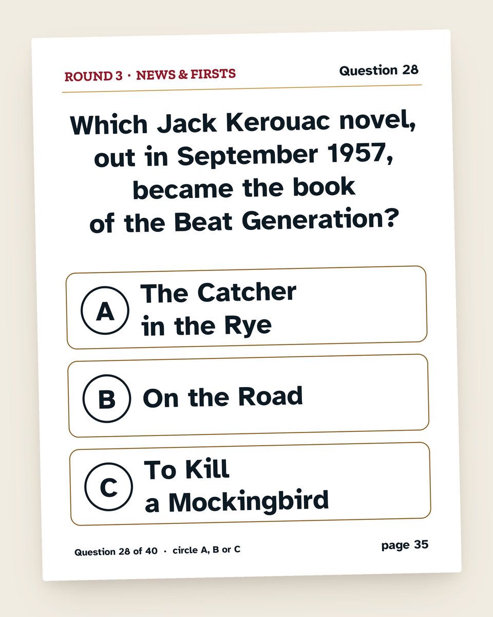 70th Birthday Games Bundle, Born in 1957: a page from the printable