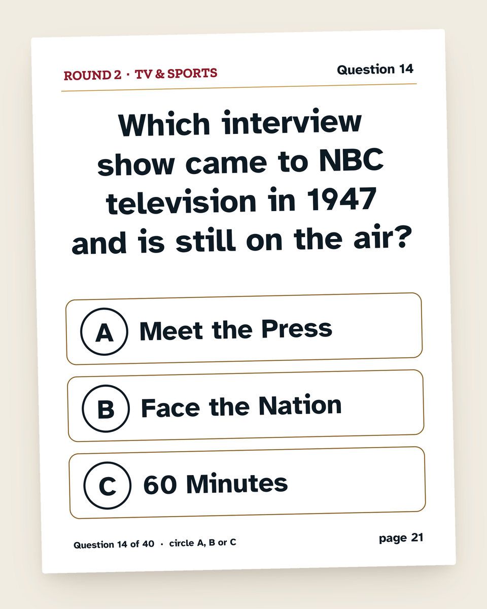 1947 Trivia: Turning 80: a page from the printable