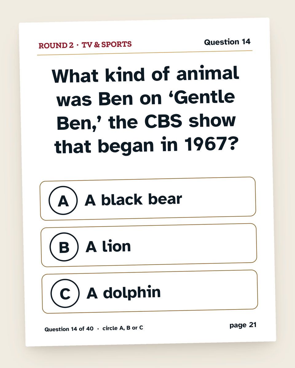 1967 Trivia: Turning 60: a page from the printable