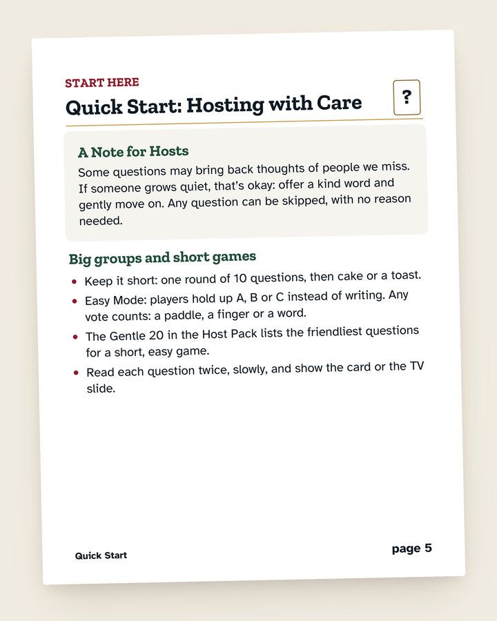 50th Birthday Games Bundle, Born in 1977: a page from the printable
