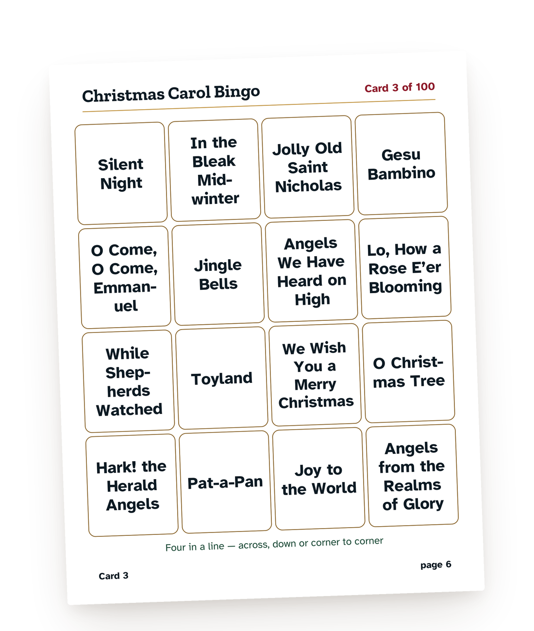 A page from a game in this guide